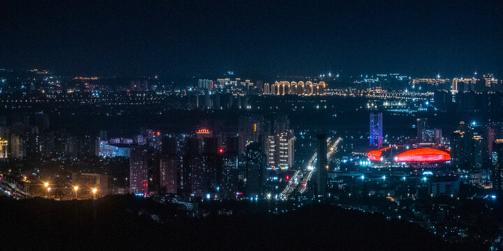 城市灯光夜景