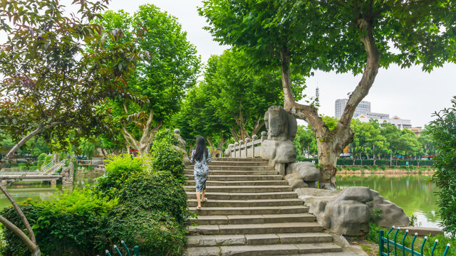 湖畔风景