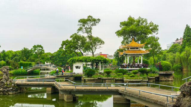 湖畔景观