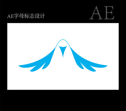 字母AE标志设计