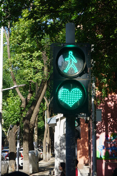 济南爱心红绿灯