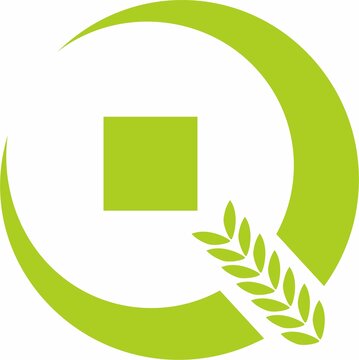 财税铜板稻穗商标logo设计