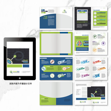 企业宣传画册cdr设计模板