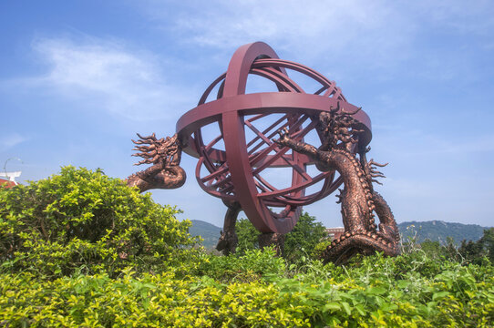 浑天仪景观雕塑