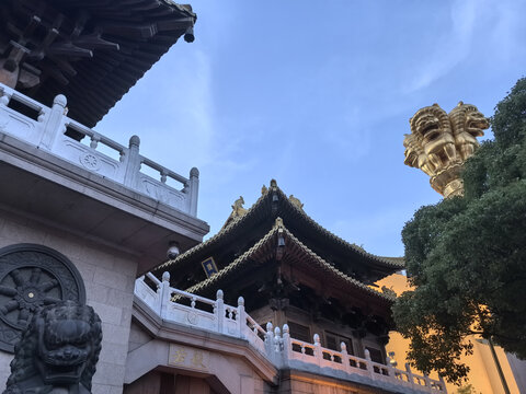 上海静安寺夜景