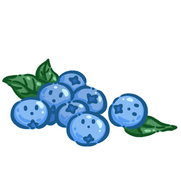 Q版水果蓝莓