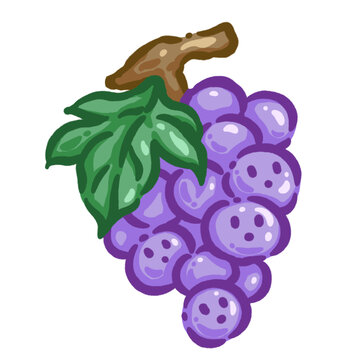 Q版水果葡萄