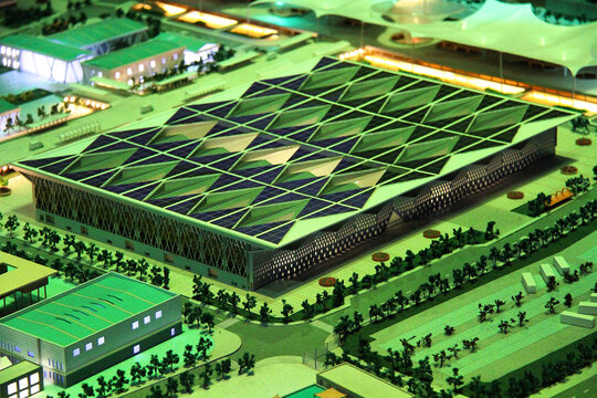 上海世博会展览馆模型