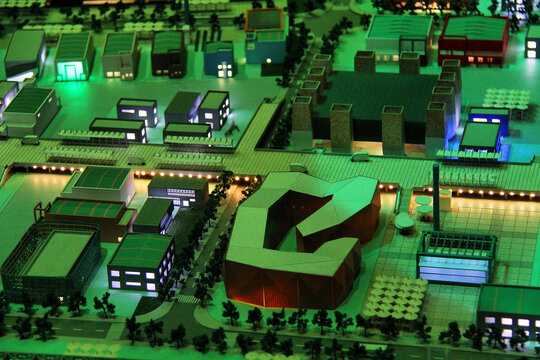 上海世博会展馆模型建筑沙盘