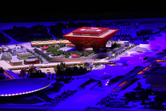 上海世博会展馆模型中华艺术宫
