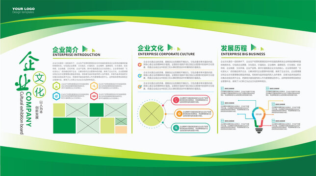 企业简介展板