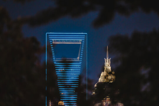 上海陆家嘴夜景