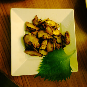 煎松茸