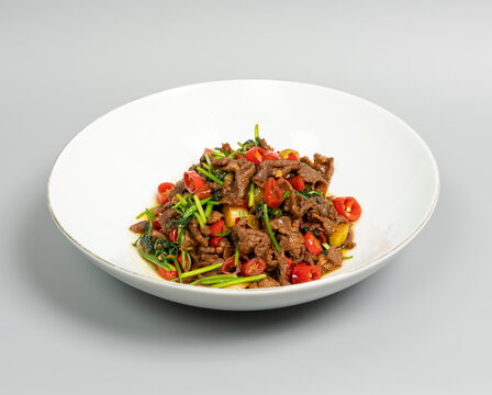 小炒黄牛肉
