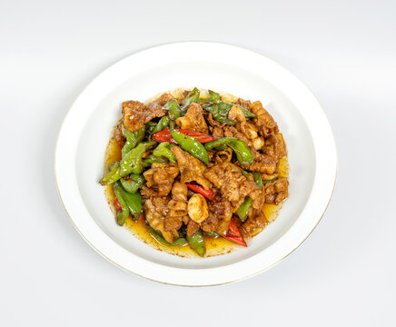 小炒黄牛肉