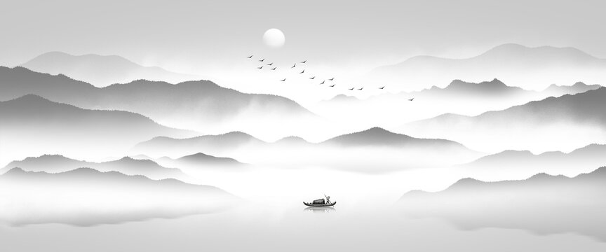 山水画