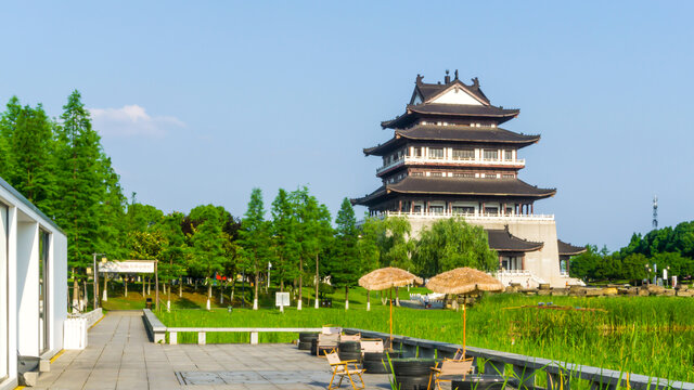 九华湖风采