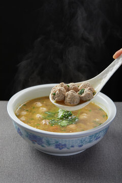 手工肉丸汤