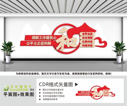调解室标语文化墙