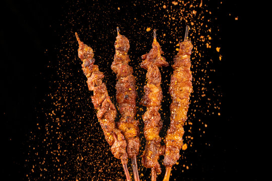 烧烤牛肉串