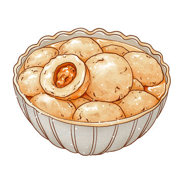 中国传统美食闽菜福州鱼丸