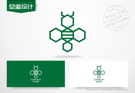 蜜蜂logo蜜蜂形象标志