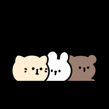 三只小动物