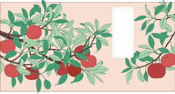 苹果矢量插图