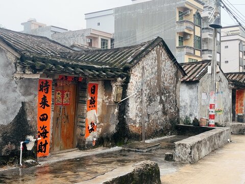 广东阳江海陵岛老建筑房子