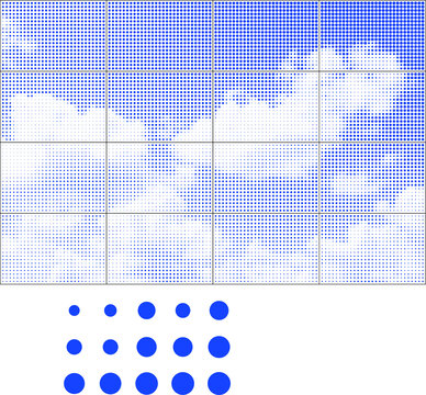 蓝天白云镂空