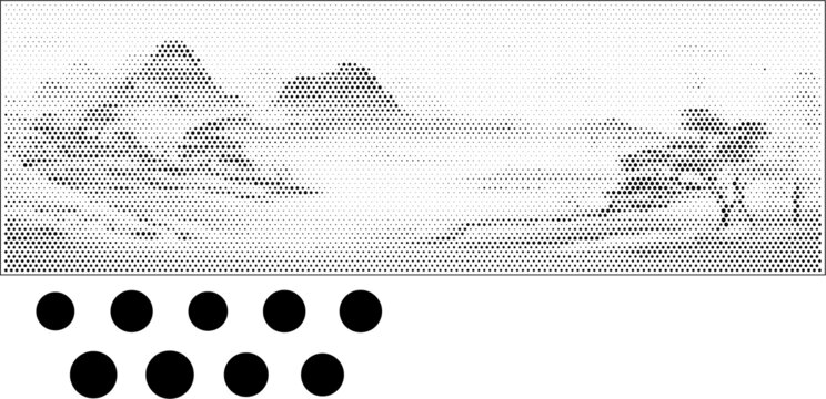 艺术山冲孔图