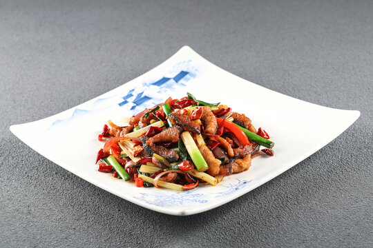 干煸西江鳝条
