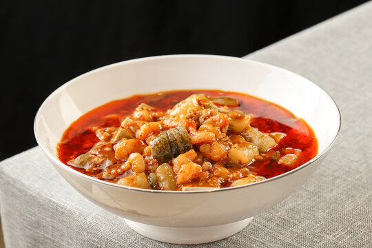 海参鲜虾麻婆豆腐