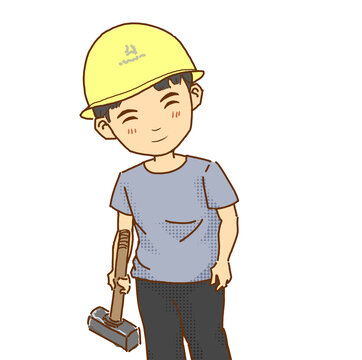 打工人卡通漫画