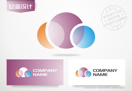 科技云标志智慧云logo