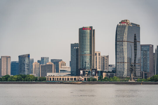 杭州市滨江区城市天际线