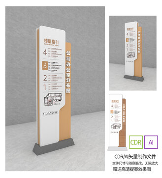 楼层分布牌