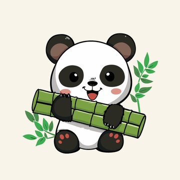 熊猫卡通图案