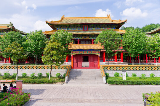 横店圆明园春苑亭台楼阁