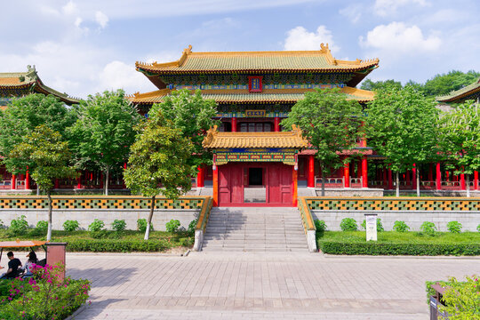 横店圆明园春苑亭台楼阁