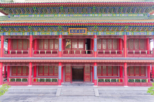 横店圆明园春苑亭台楼阁