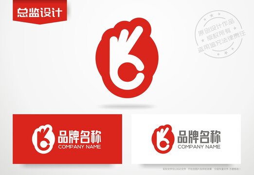 手势OK图标logo