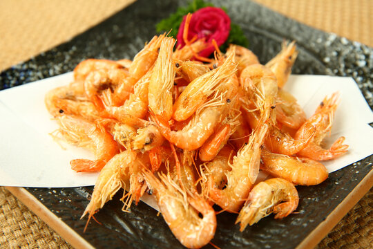 炸河虾