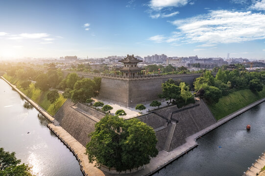 西安旅游目的地城墙
