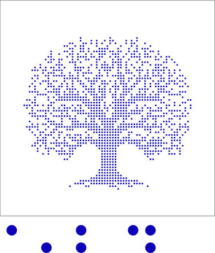 矢量圆孔树