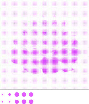 荷花镂空