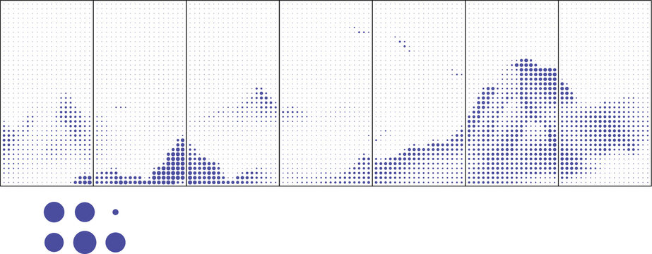水墨山镂空板
