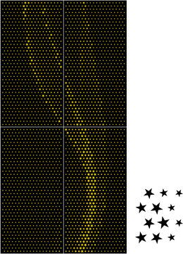 五星冲孔