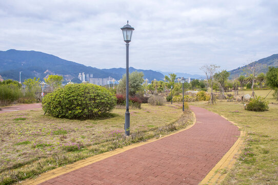 公园步道路灯