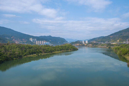 闽江风光